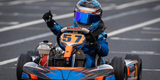 Seven-year-old karting talent wins British event
