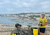 Brecon resident embarks on 2,600km solo cycle for charity