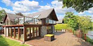 Riverside home for sale has "breathtaking" Wye views 