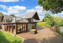 Riverside home for sale has "breathtaking" Wye views 