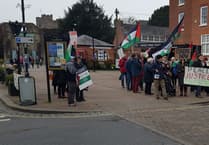 Radnor Palestine Links hold demonstration