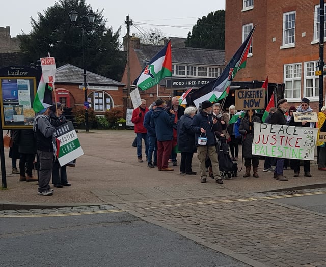 Radnor Palestine Links hold demonstration