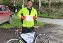 Man celebrates 50th work anniversary with sentimental bike ride