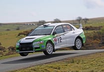 Bumper action at Pengam Dixies Challenge Rally