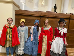 Talgarth pupils step back in time at y Gaer