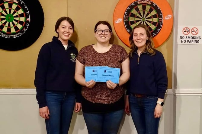 Brecon Rugby Club was a hive of activity for a night of darts and pool
