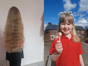 Five-year-old Ella raises more than £600 for The Little Princess Trust