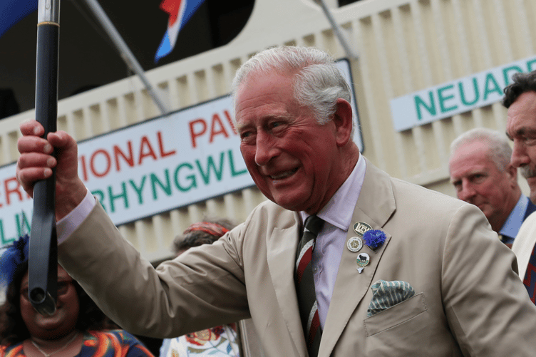 King Charles III at Royal Welsh Show