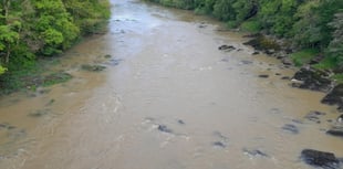 Landslip and rain to blame for River Wye discolouration