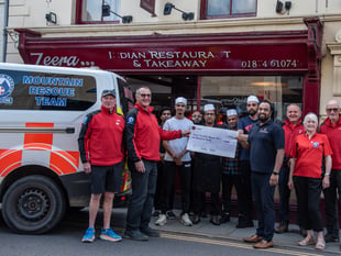 Indian restaurant holds fundraising event for Mountain Rescue Team 