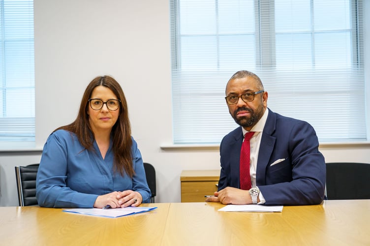 15/05/24 - Westminster, London. The Home Secretary James Cleverly meets with MPs and candidates to discuss rural crime. Picture by Edward Massey / CCHQ
