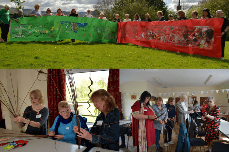 The 'Wellbeing Day' was hosted by Aberhonddu Angels WI
