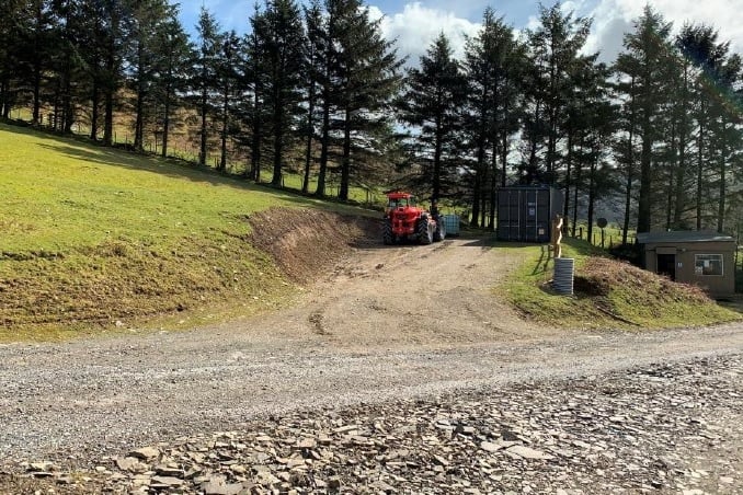 Radnor Range - where the building would be built.