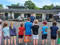 Paralympic gold medallist inspires primary school pupils