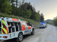 Rescue team aids walker and cyclist