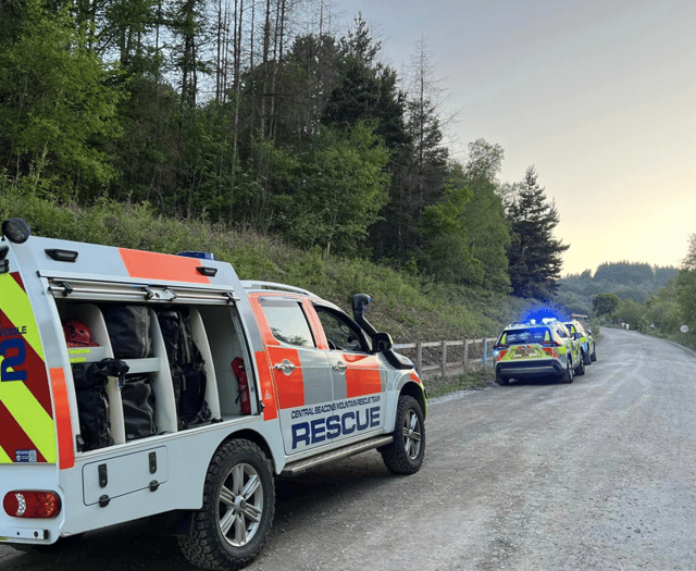 Rescue team aids walker and cyclist