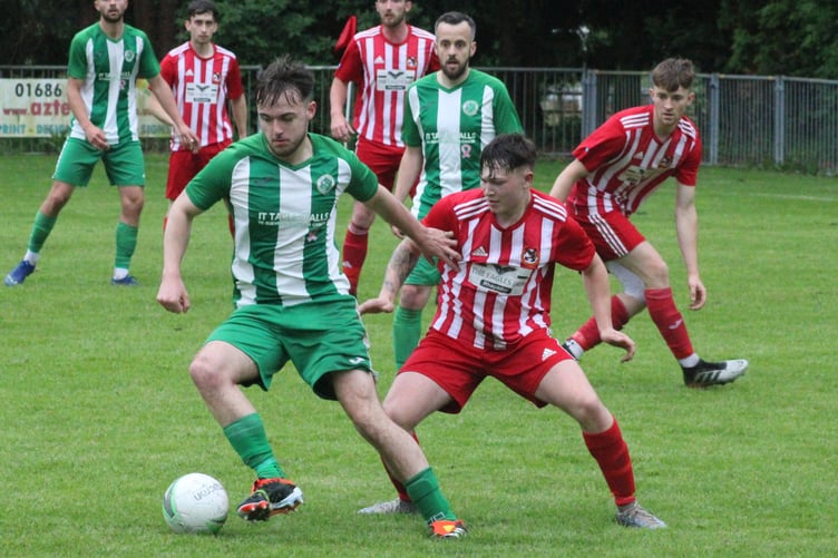 Tregaron Turfs proved too strong for Rhayader Town in the semi-final of Central Wales League Cup