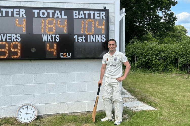 Dafydd Edwards century