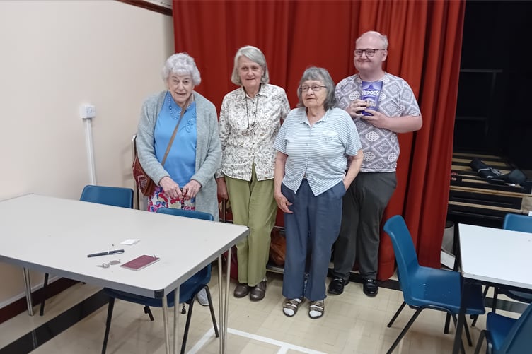 St Mary's: Joan Stanesby, Margot Hollingdale, Shelagh Cannock and Morgan Pritchard