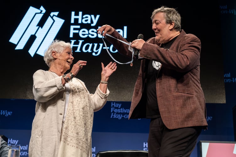 Judi Dench - Hay Festival 2024