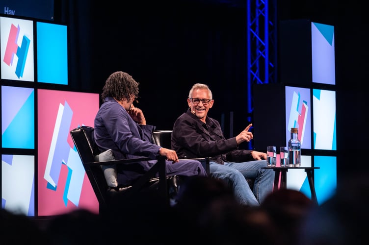 Adam Tatton-Reid and Hay Festival
