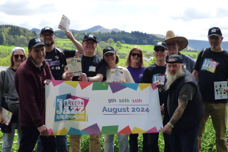 Brecon Jazz Festival 2024 new logo