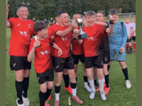 Corries under 13s complete treble