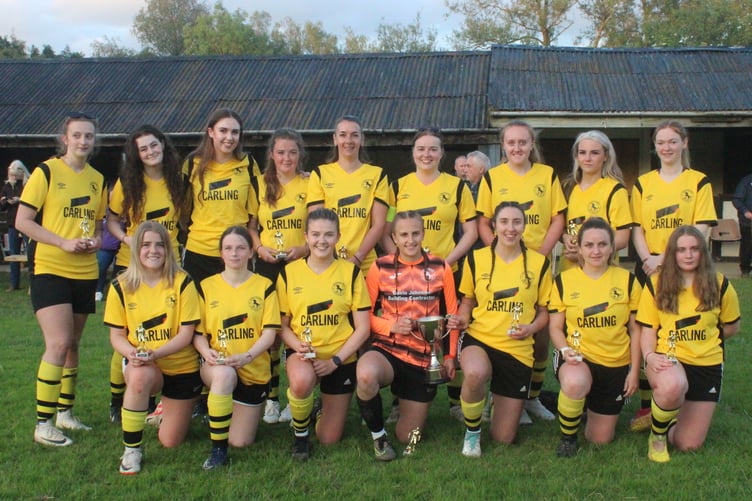The host club created history by lifting the inaugural Women's Penybont Cup with a 3-1 victory over Berriew