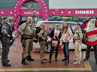 Mid Wales Ghostbusters raise funds for Wales Air Ambulance