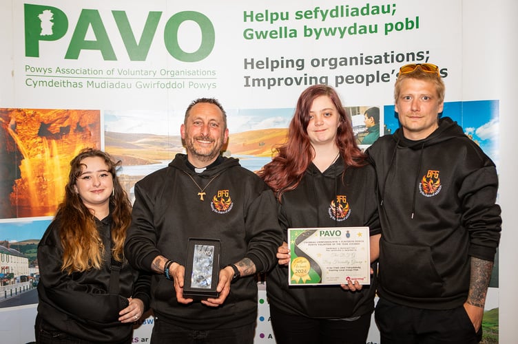 The BFG Big Friendly Group Inspiring Local Group winners.