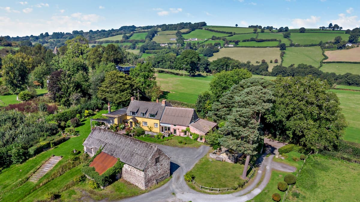 Talachddu "whimsical" property for sale has its own library and