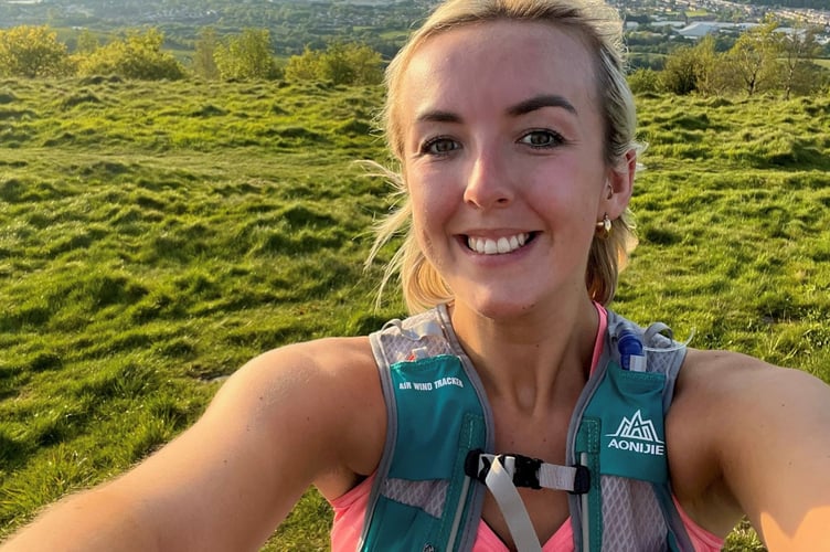 A woman from Builth Wells is gearing up for a charity walk to celebrate 30 years of Velindre University NHS Trust. 