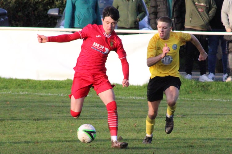 Brecon Corries (in action against local rivals Hay St Mary's 