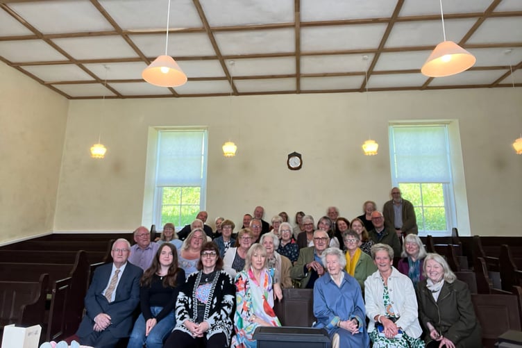 A celebratory gathering was held at Ebeneezer Chapel