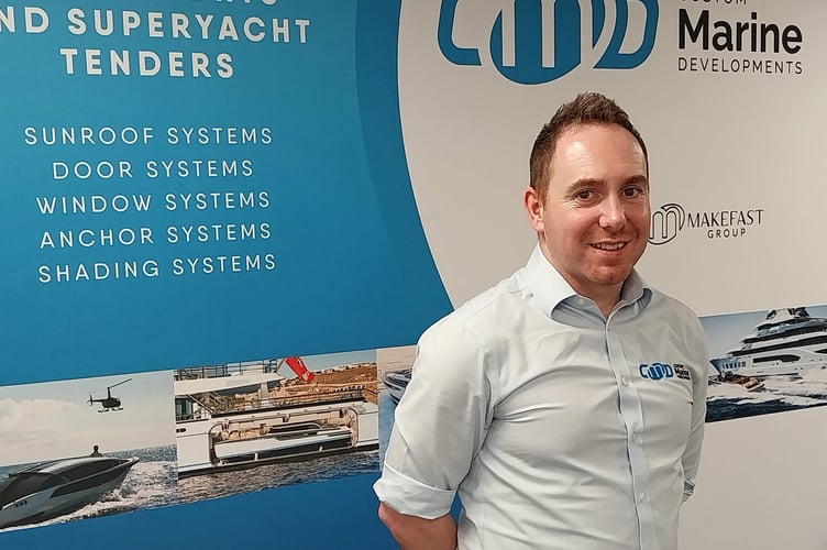 Stuart Bowen, Custom Marine Developments’ technical director.