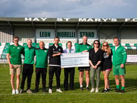 76-mile walk raises more than £2,800 for football club