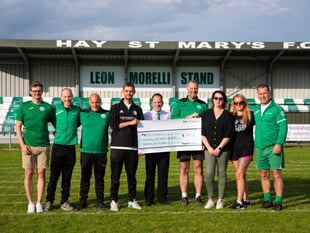 76-mile walk raises more than £2,800 for football club