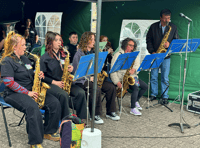 Brecon Jazz Taster Day shines through the rain