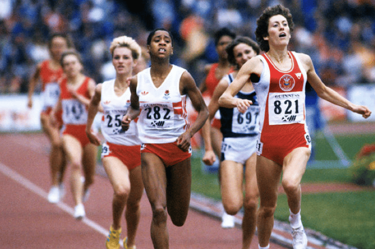 Kirsty Wade winning for Wales