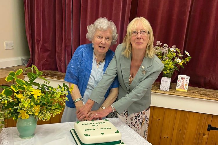 Gladestry WI 100th birthday