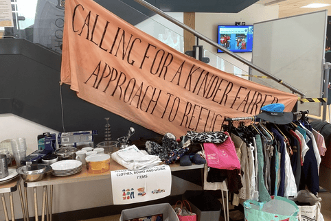 The donations given by the local community