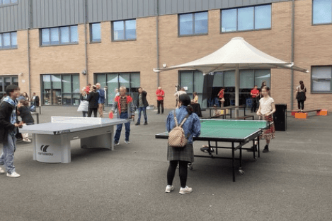 Table tennis and team building activities