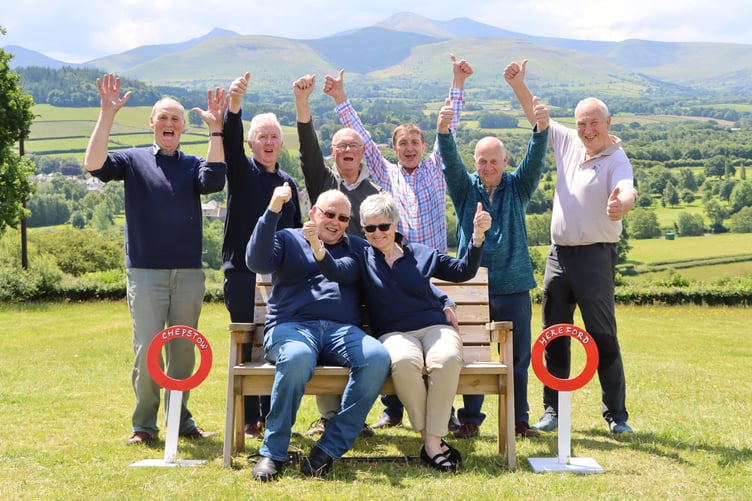 Brecon afternoon tea on the lawn charity event