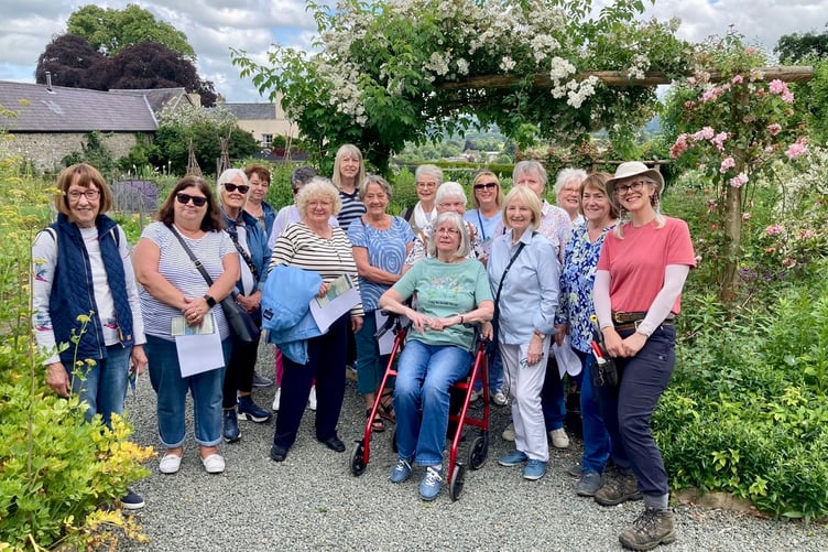 Howey WI's visit to Llysdinam Gardens
