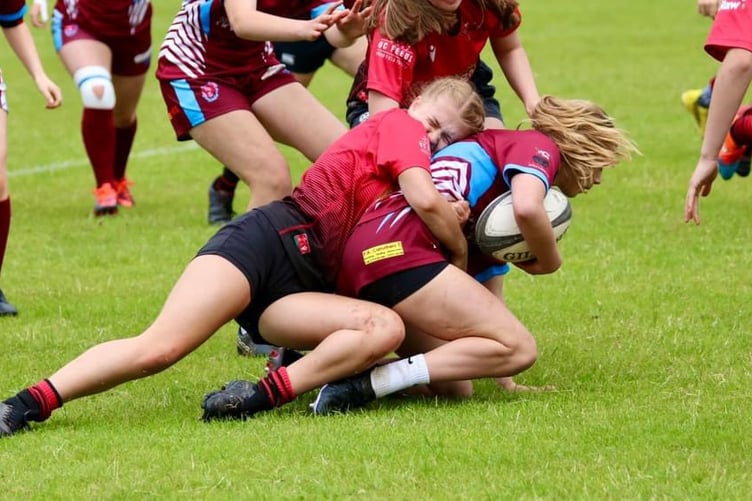 Red Kites girls' rugby festival