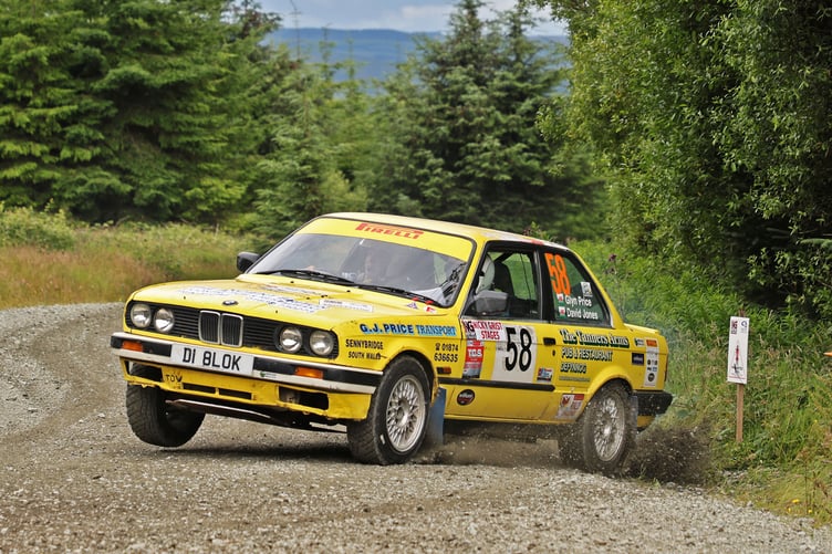 Dai Jones and Glyn Price hurled the BMW into 53rd position