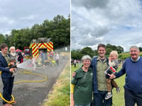 MP visits Brecon Police Station and Cwmdu Show