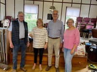 Bracken Trust Singers hit high note for Llanyre Church Hall