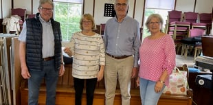 Bracken Trust Singers hit high note for Llanyre Church Hall