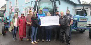 Tractor run raises £5,000 for charities